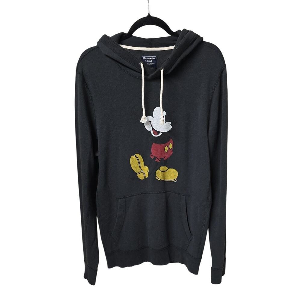 Abercrombie & Fitch Pullover Hooded Graphic Mickey Mouse Hoodie Medium